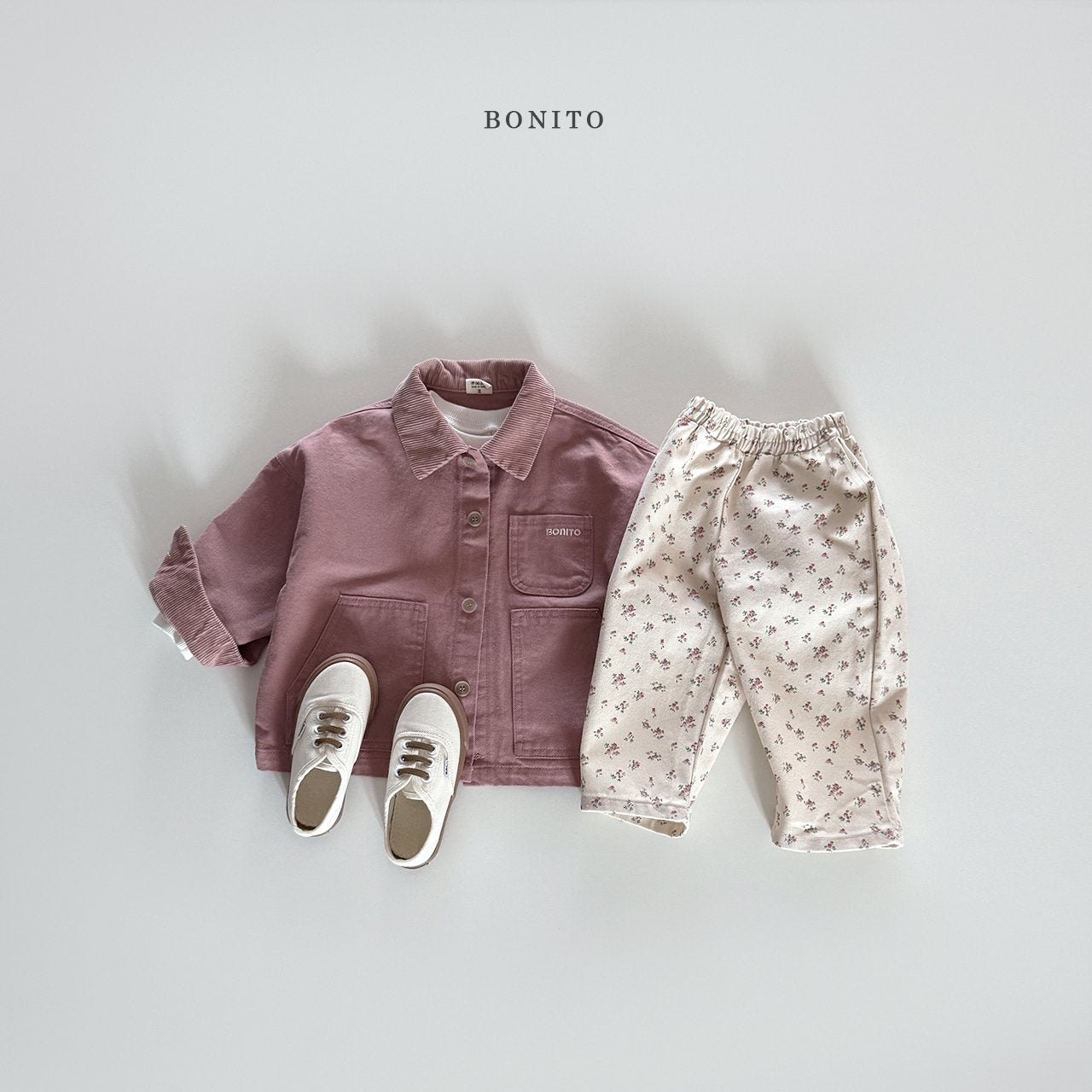 bonito corduroy collar jacket (~80-140cm)