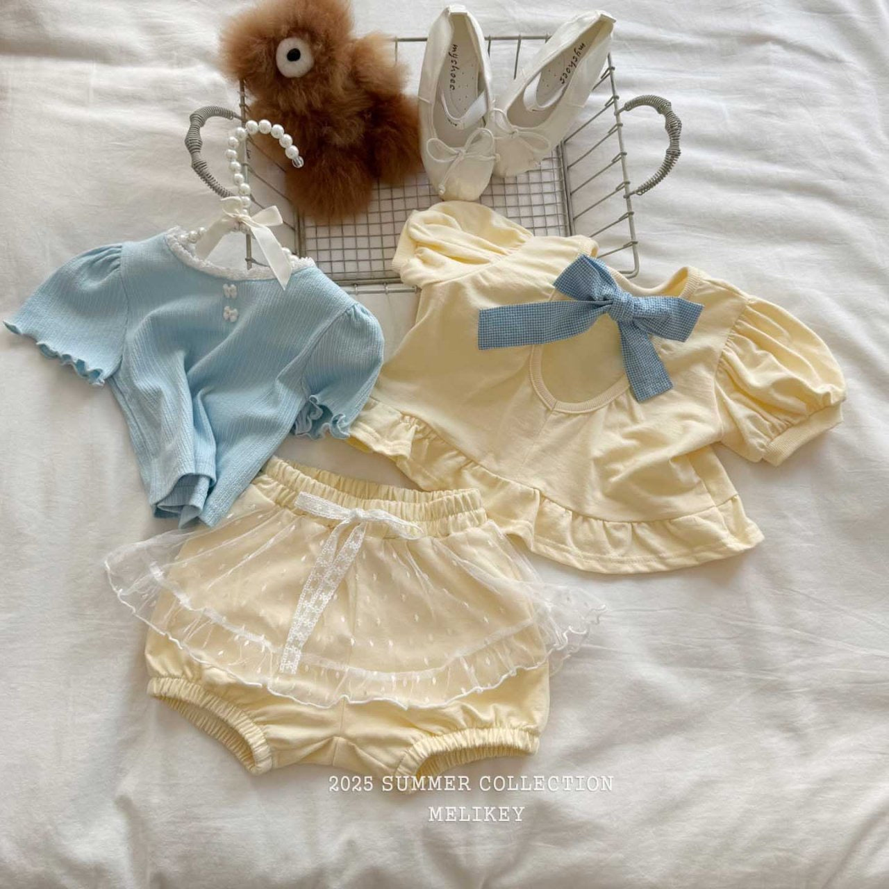 melikey lulu frill ribbon t (80-140cm)