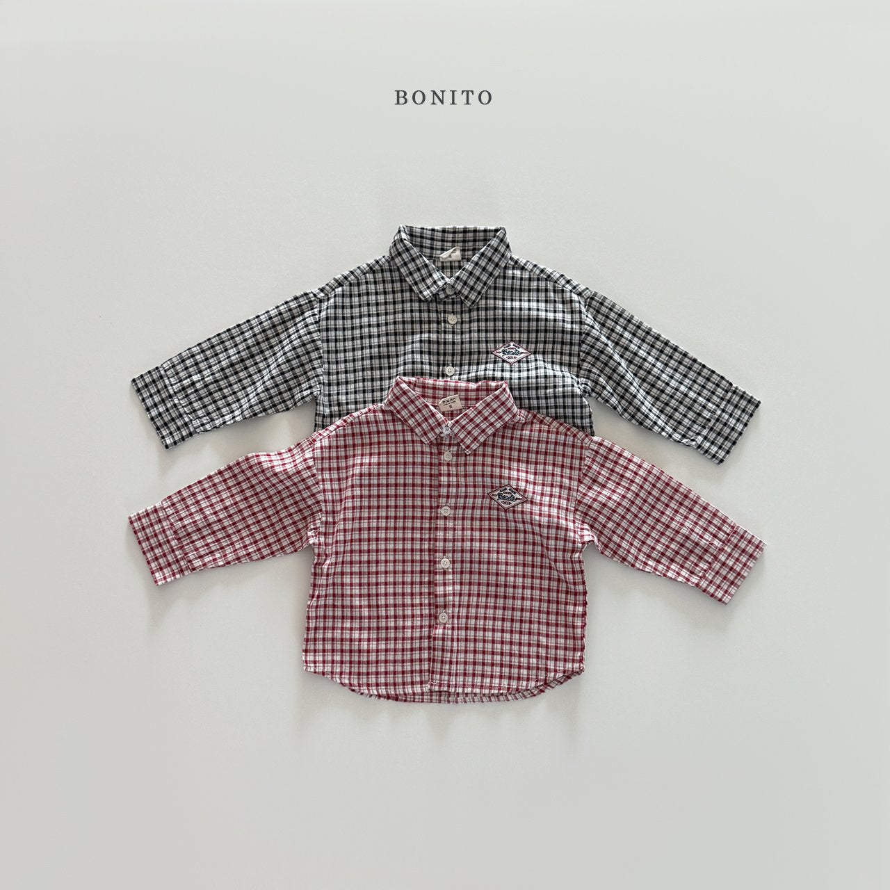 bonito check shirt (~80-140cm)