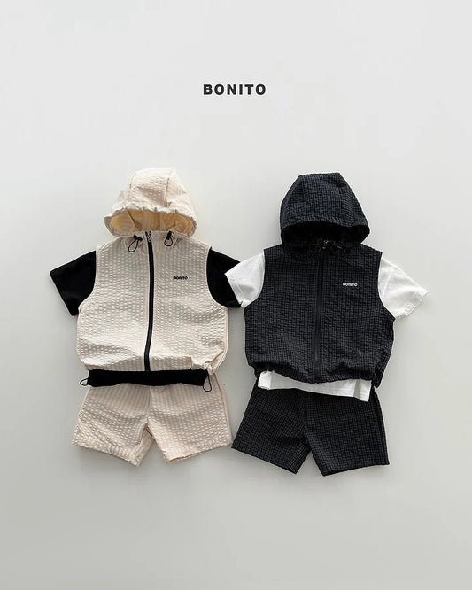 Bonito high vest zip-up set (~80-140cm)