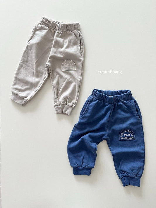 creambbang shibori embroidery training pants (~85-150cm)