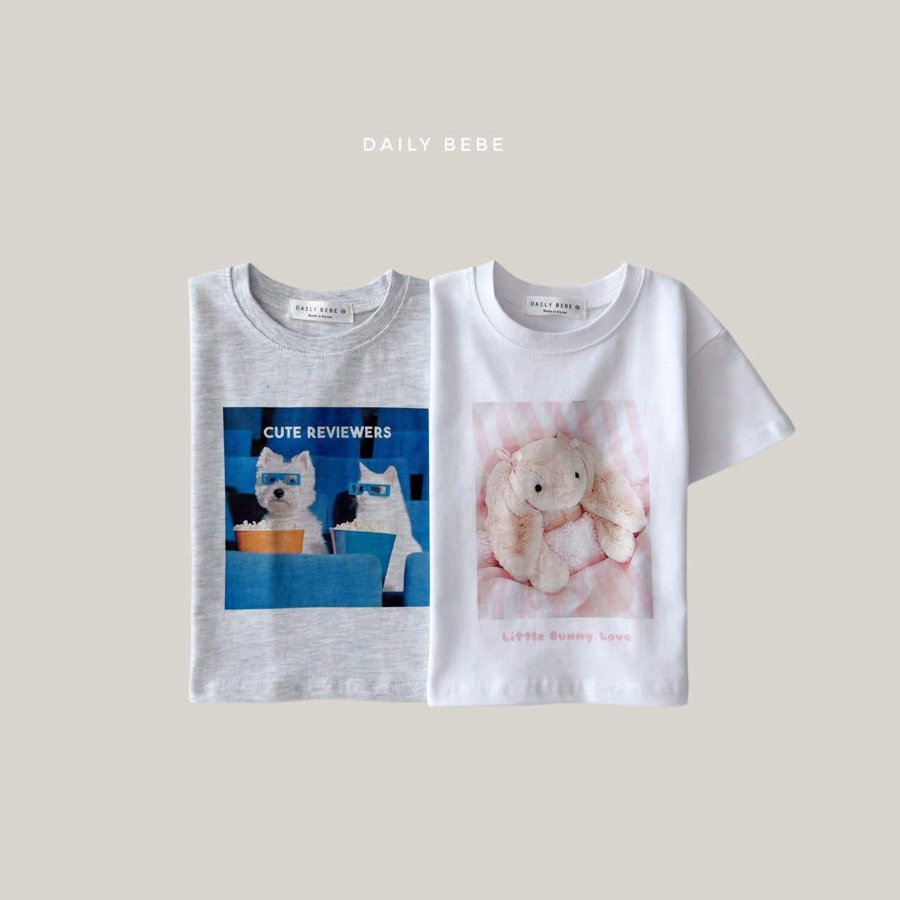 Dailybebe 動物圖案Tee (75-140cm)