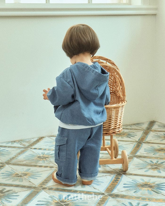 oottbebe stitch cargo pants (75-120cm)