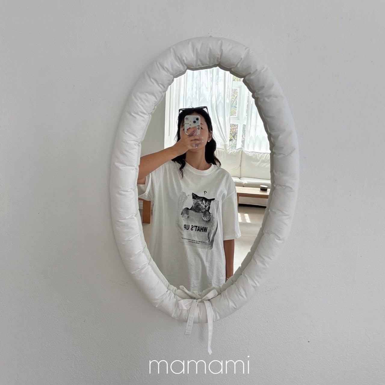 Mamami 親子款 - 問號貓咪tee (kids & adult )