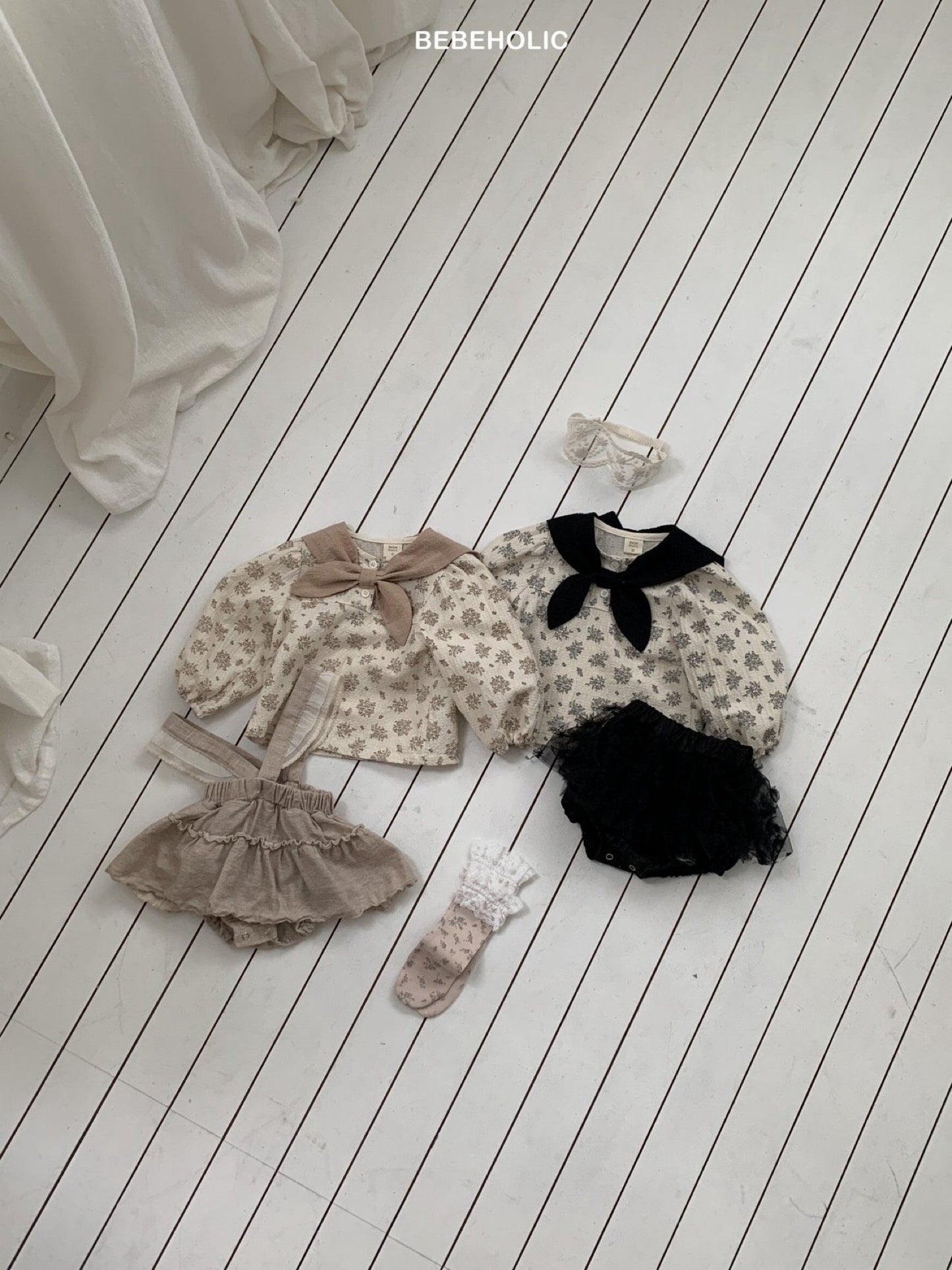 bebeholic ruby cape blouse (3-18m)