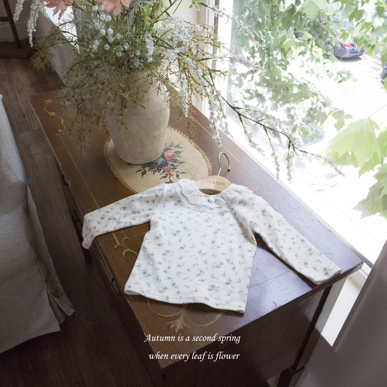 mkids ella lace tee (65-115cm)