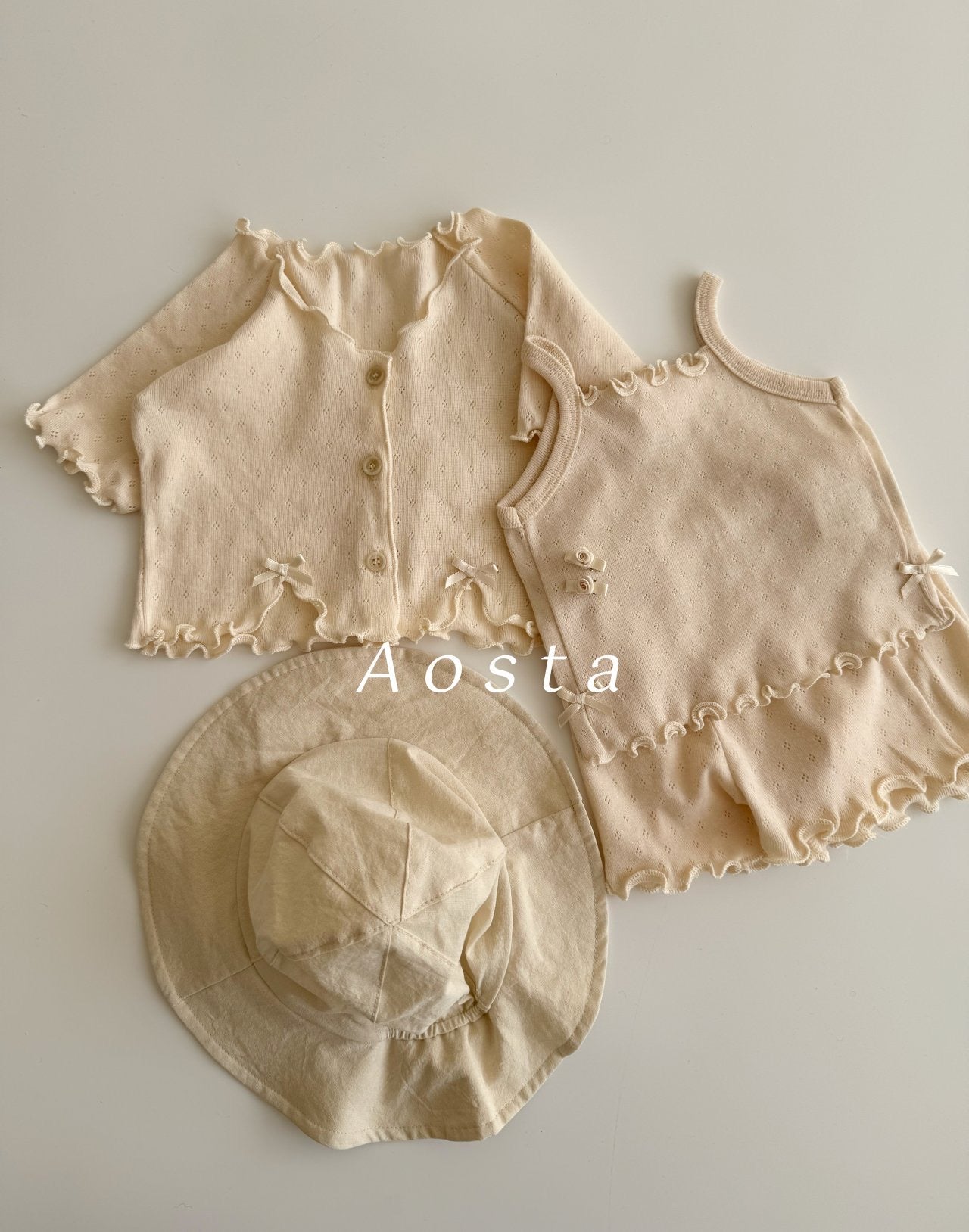 Aosta camellia sleeveless t (70-110cm)