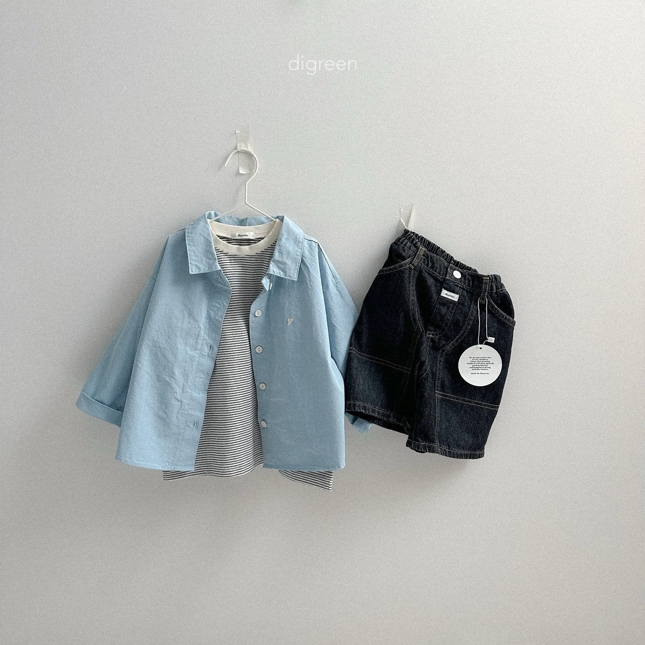 digreen color toning st t-shirt (90-130cm)