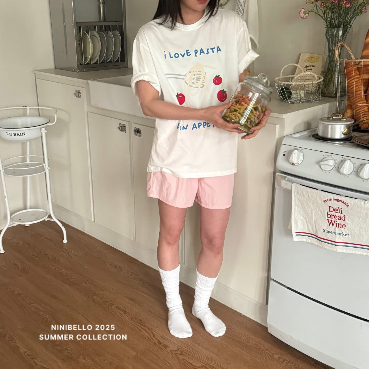 Ninibello 親子款 - I love pasta T (kids & mom)