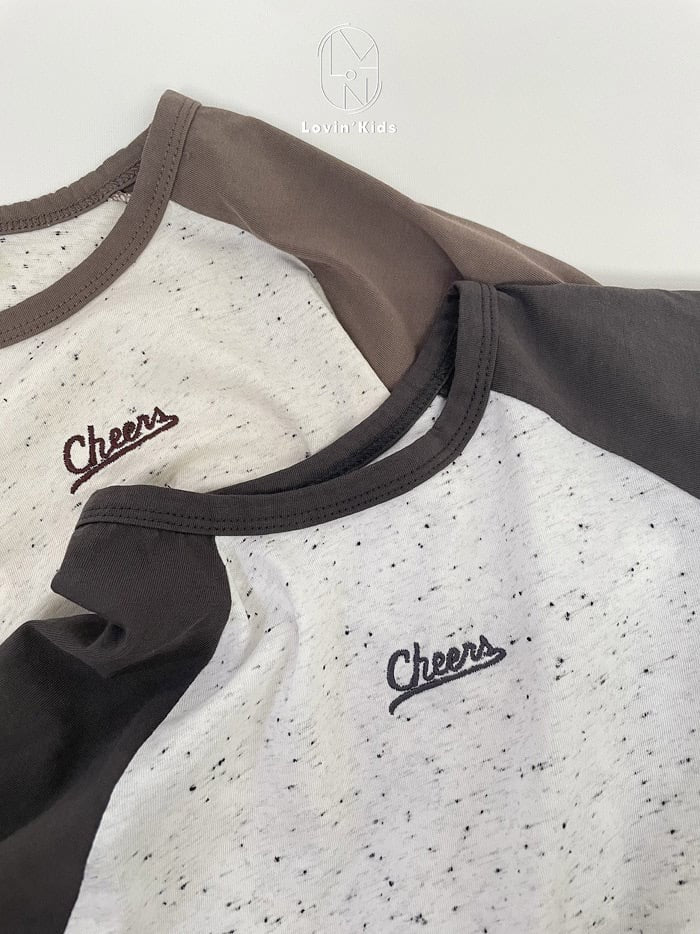 lovin cheers raglantee(kids&adult)