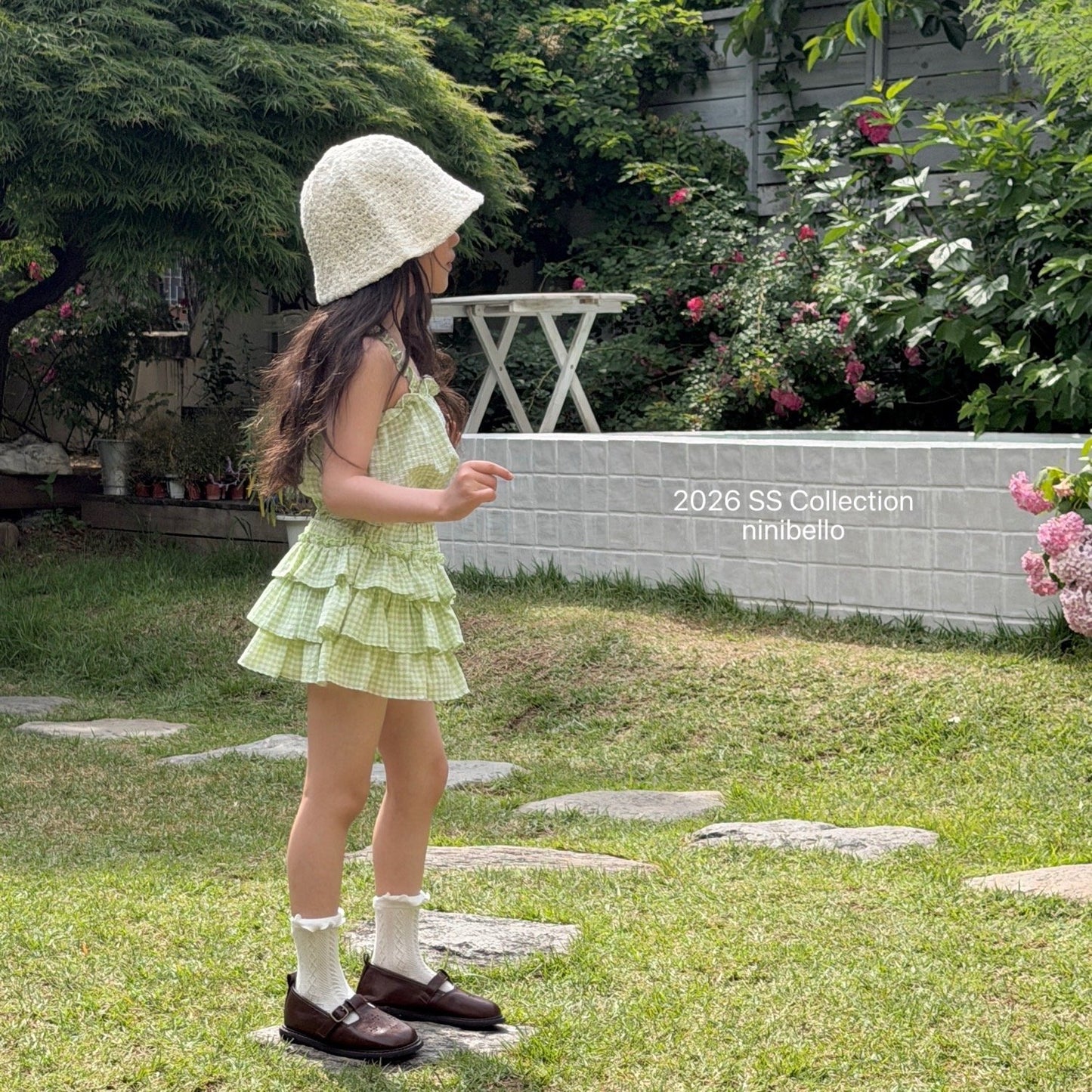 ninibello sweet tiered skirt (80-130cm)