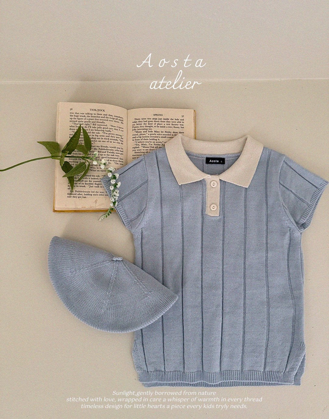 Aosta knit collar dress (1-5y)