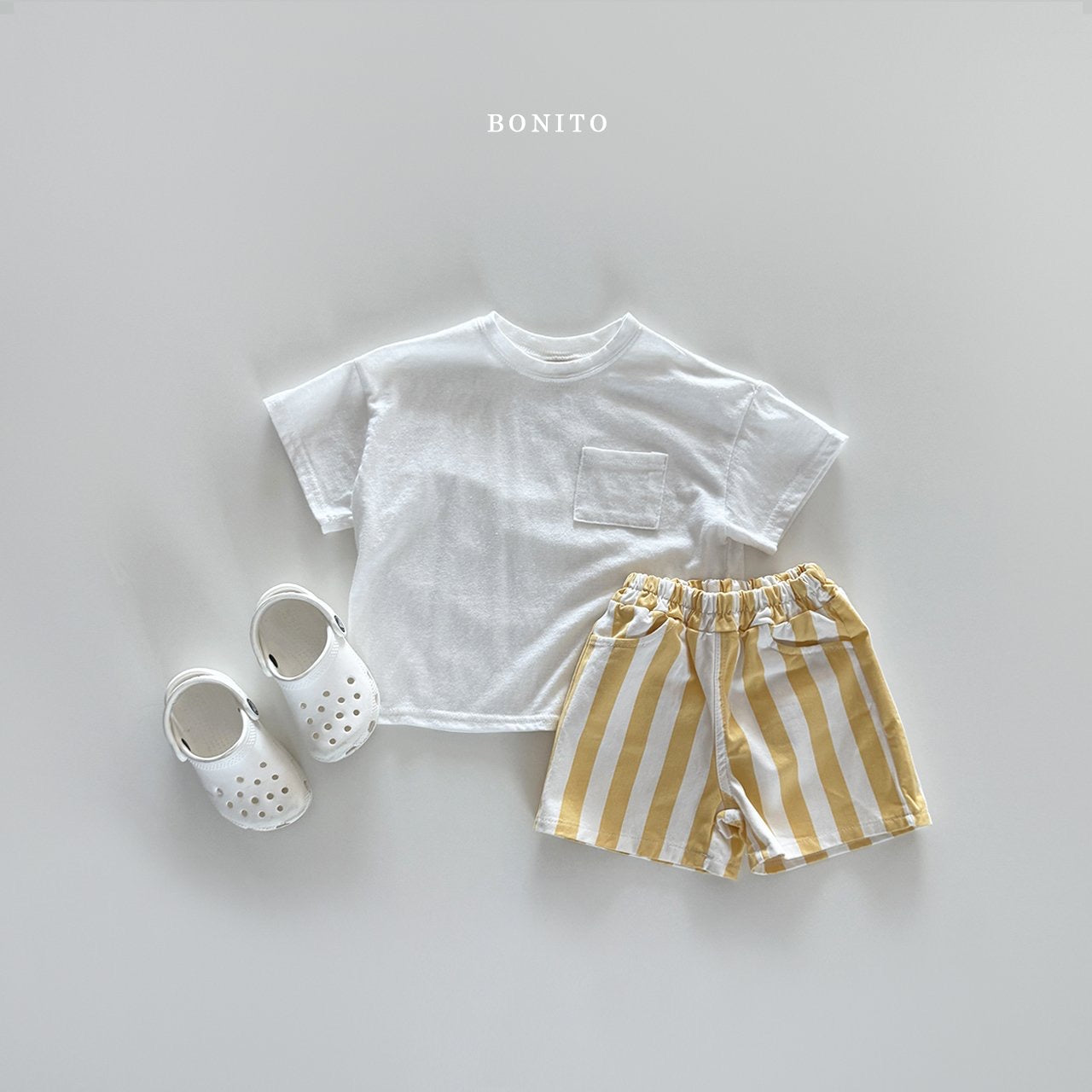 bonito slab pocket tee (70-140cm)
