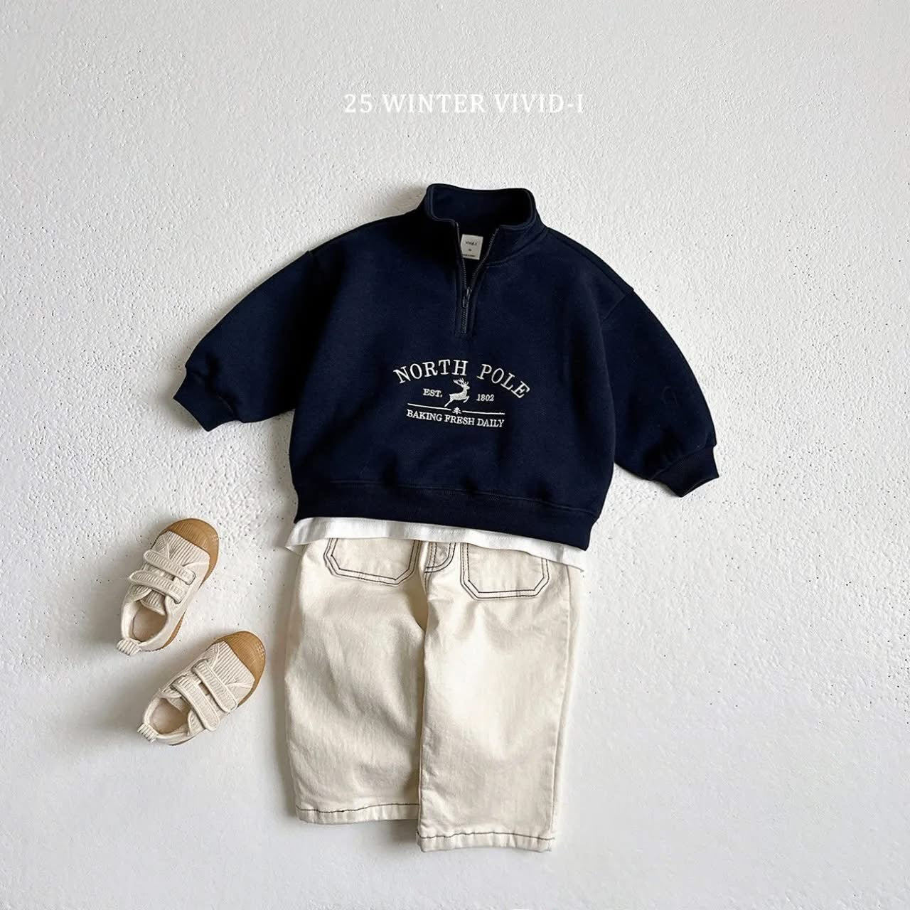 Vivid 車線造型設計長褲 (75-135cm)