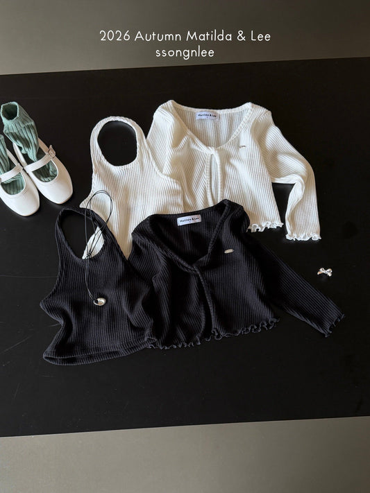 matilda&lee twist cardigan set (85-165cm)