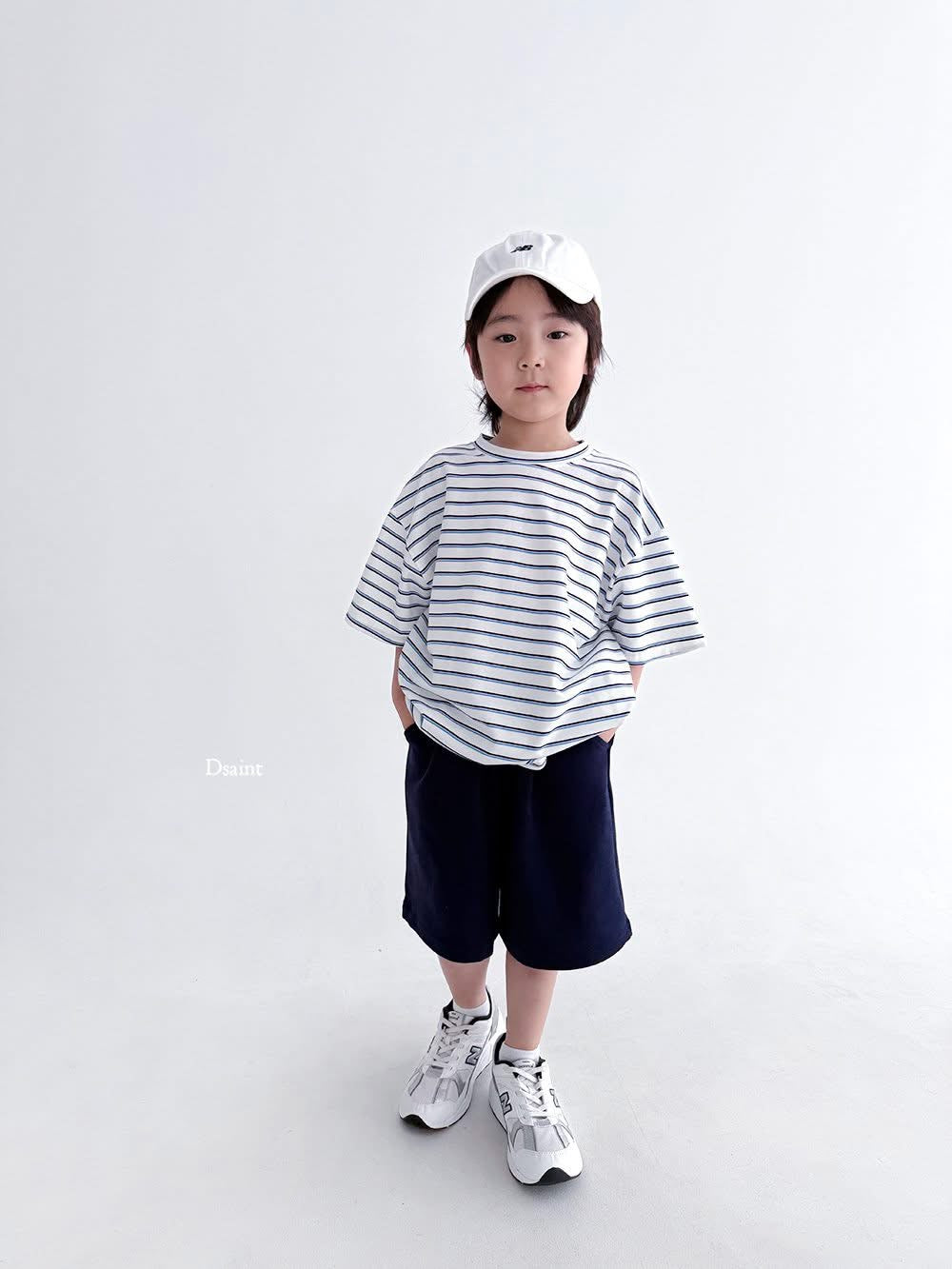 Dsaint 雙間線條紋Tee (80-148cm)