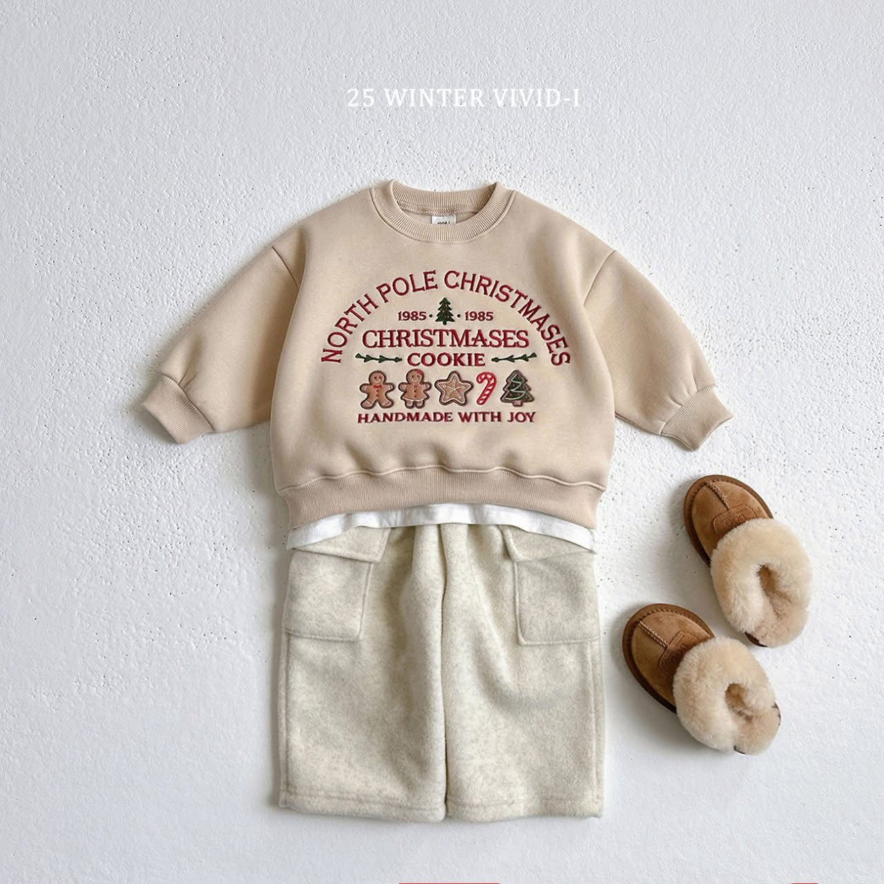 Vivid 聖誕薑餅人上衣 (75-135cm)