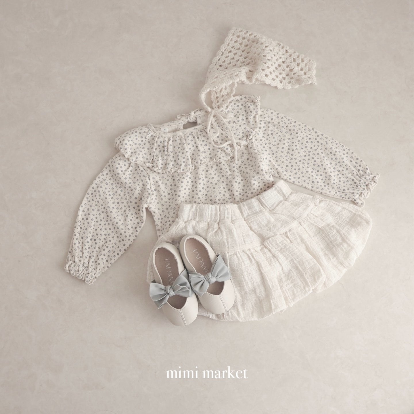 mimi market dia fril collar tee (75-90cm)