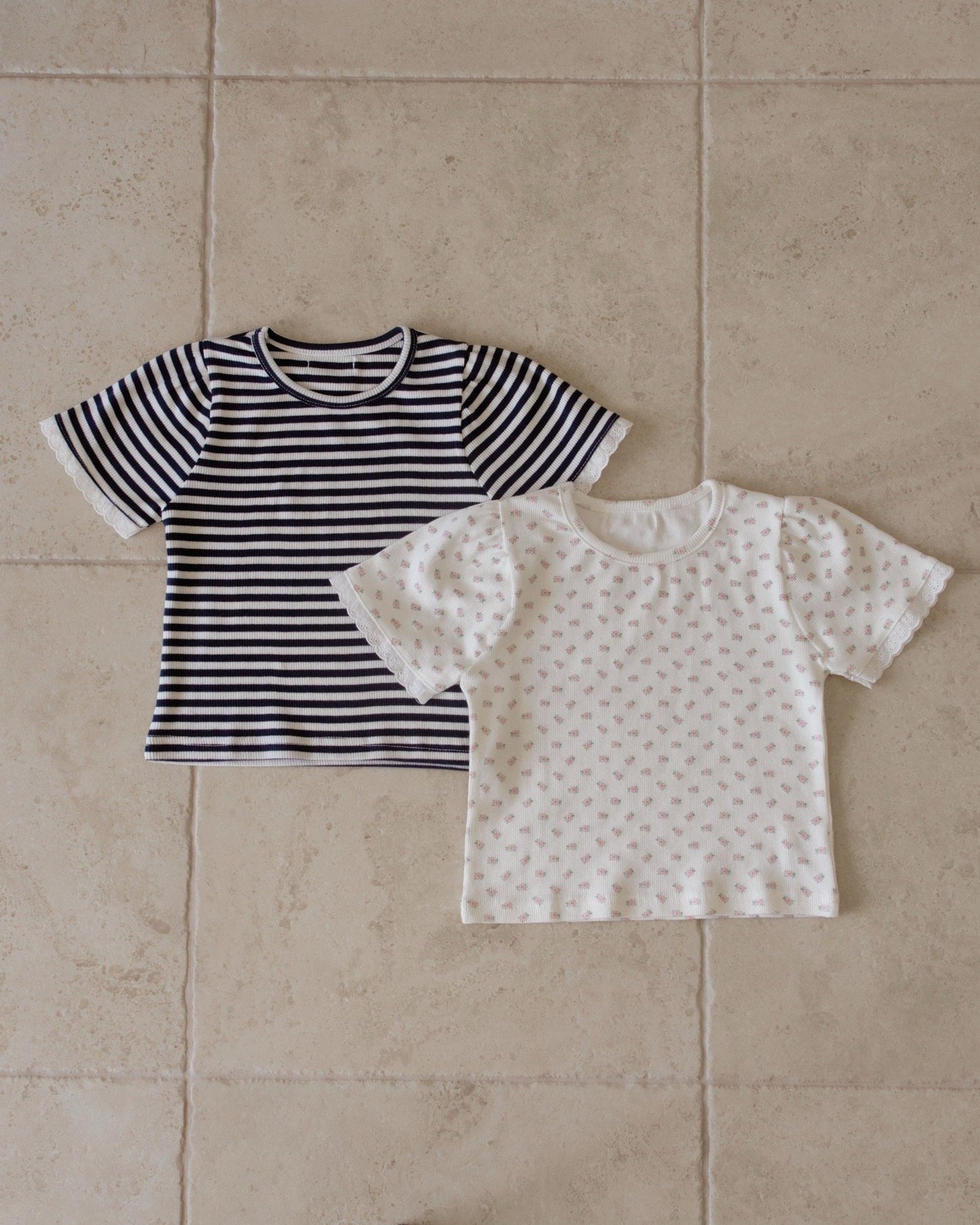 momoann heim ribbed tee (90-140cm)