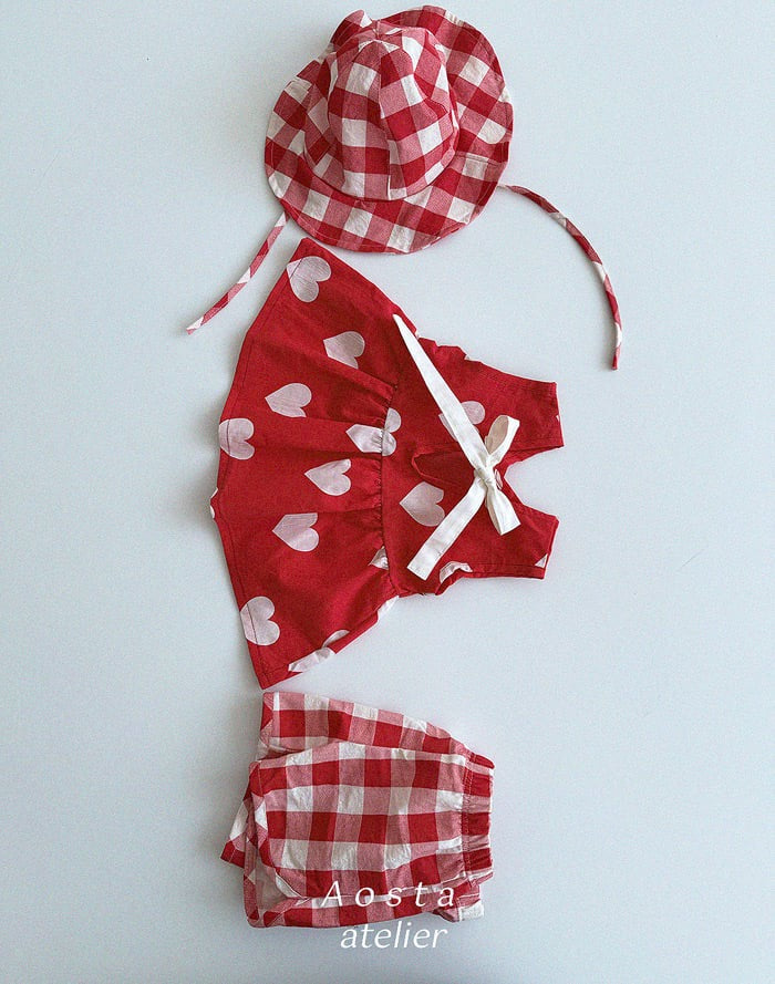 aosta Heart blouse (70-110cm)
