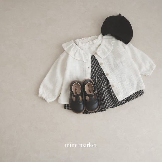 mimi market ringer frill shirt (75-90cm)