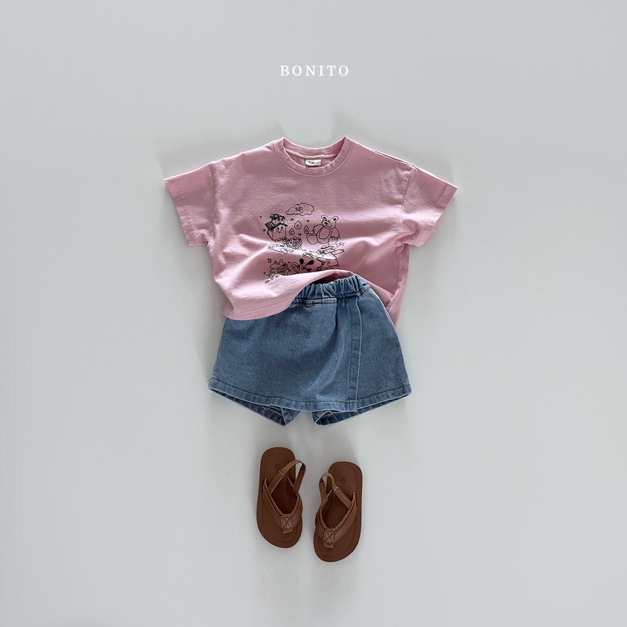 bonito drawing tee (70-140cm)