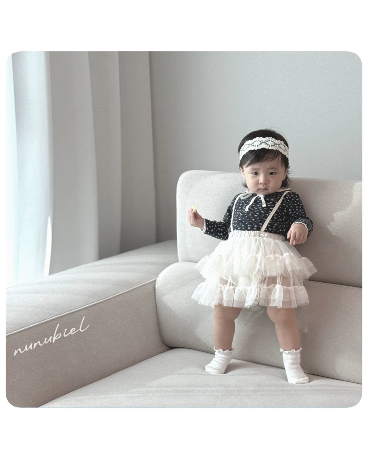 nunubiel bebe mesh skirt (3-18m)