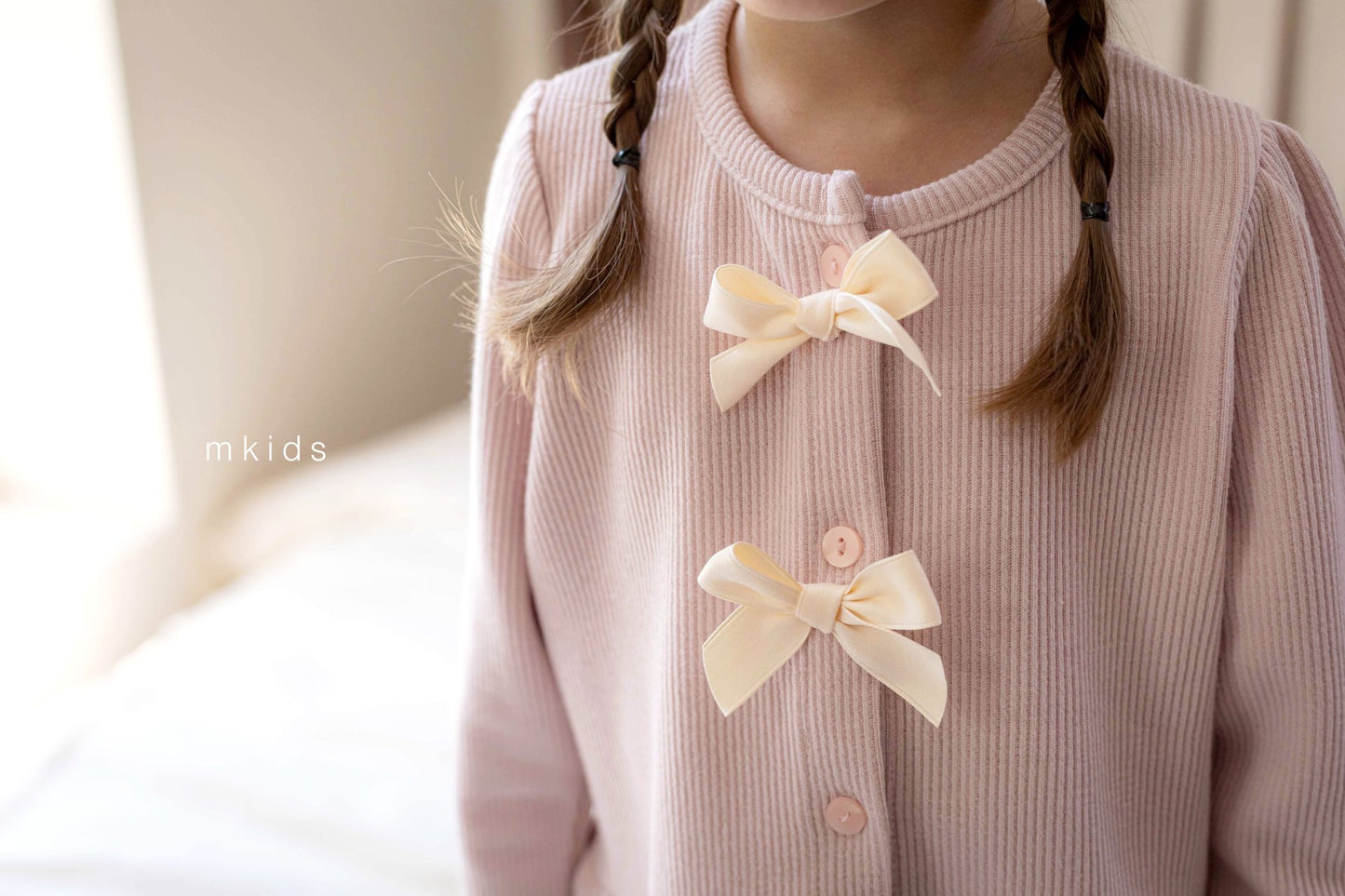 mkids cream puff ribbon set (65-115cm)