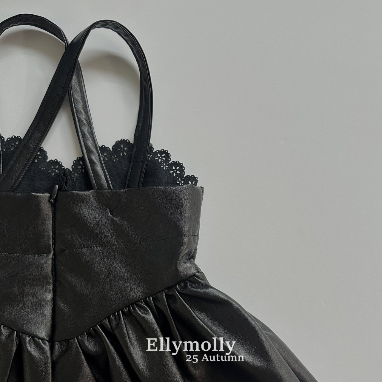 ELLYMOLLY pintuck leather ops (90-160cm)