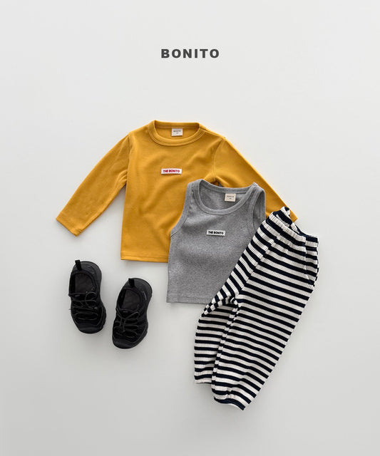 bonito waffle style jogger pant (~80-140cm)