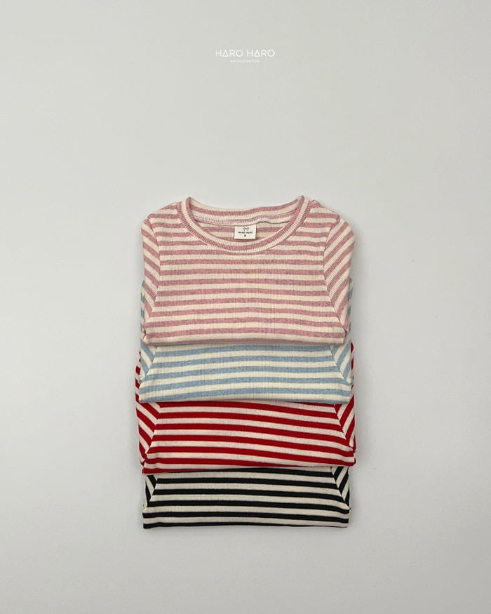 HAROHARO sweet border tee (85-140cm)