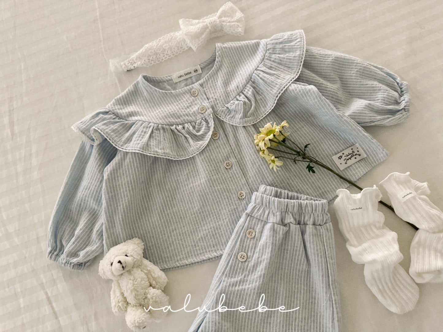 valubebe classic yoke blouse (6-24m)