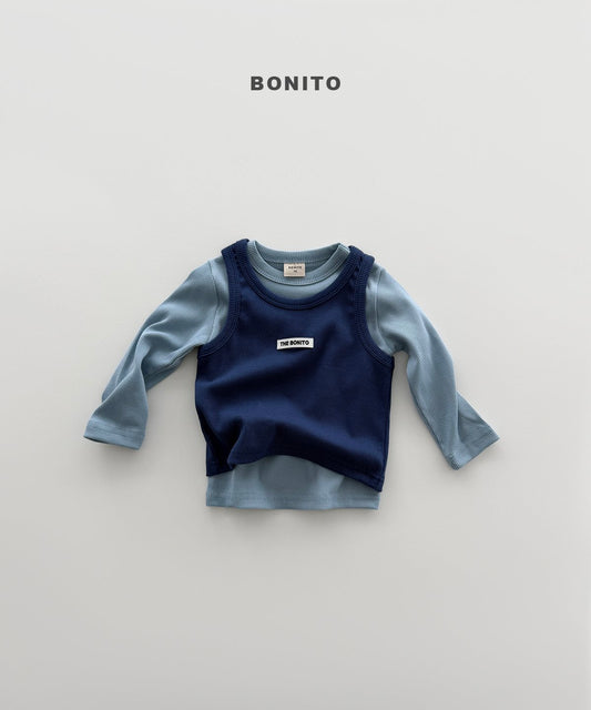 bonito rib layered sleeveless (~80-140cm)