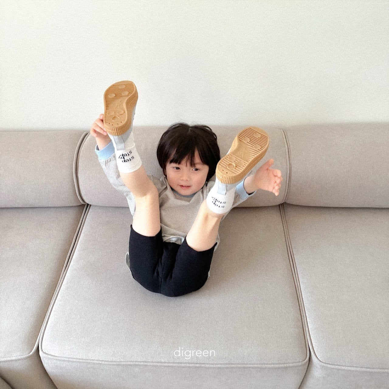 digreen step socks (12-23cm)