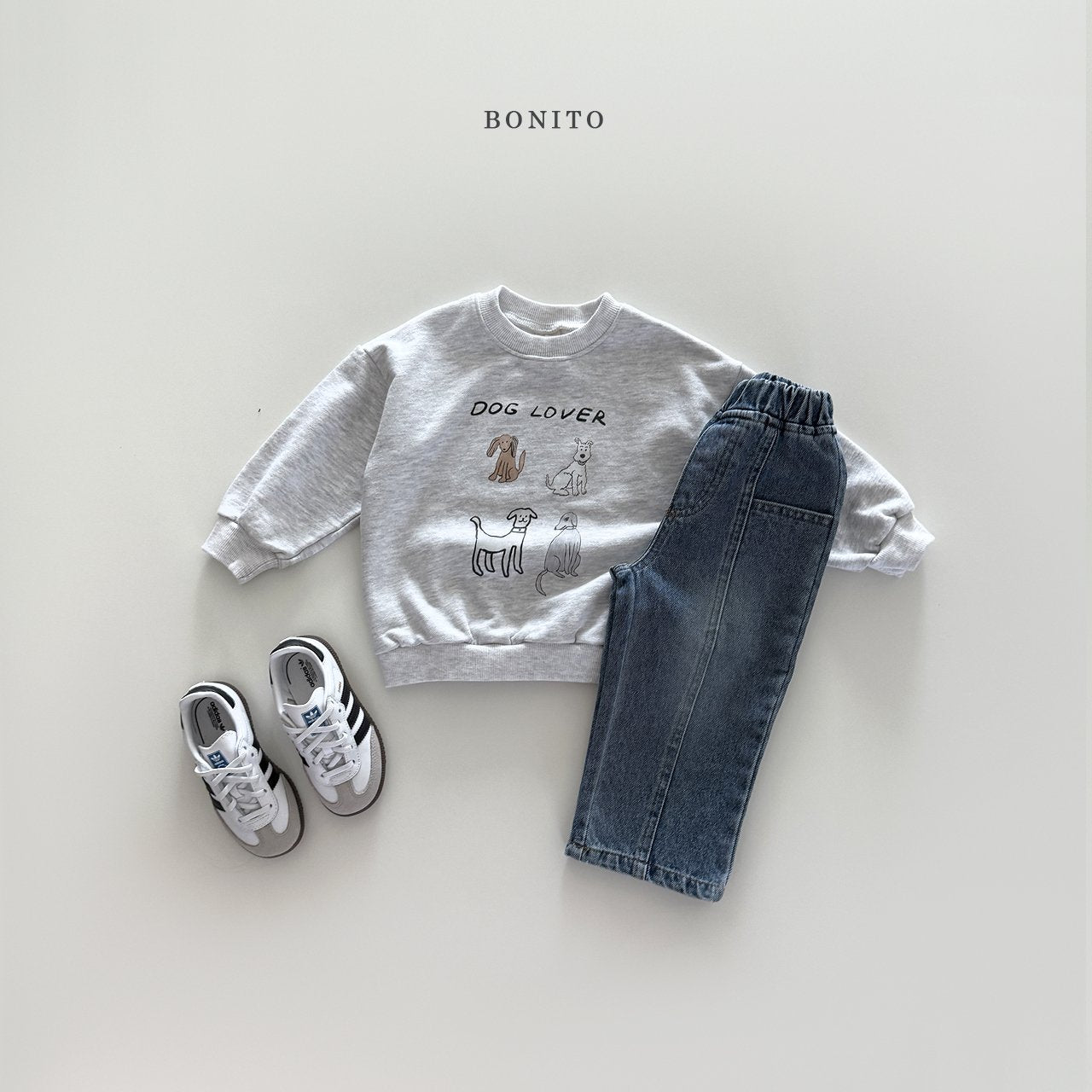 bonito incision brush denim pants (~80-140cm)