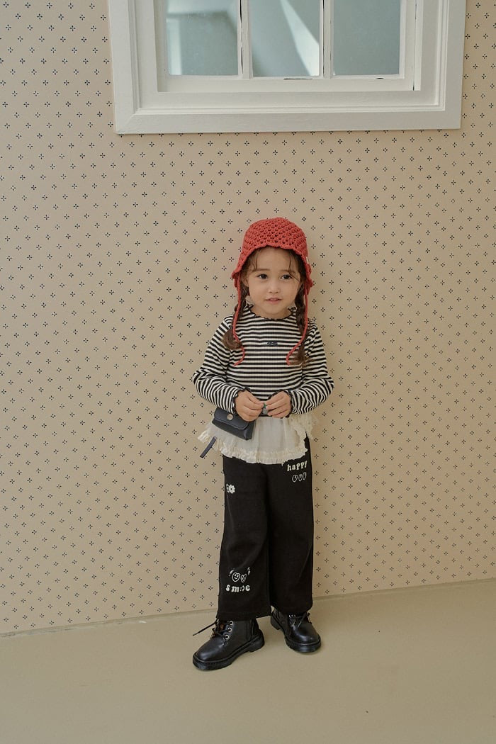 momoann happy wide pants (90-140cm)