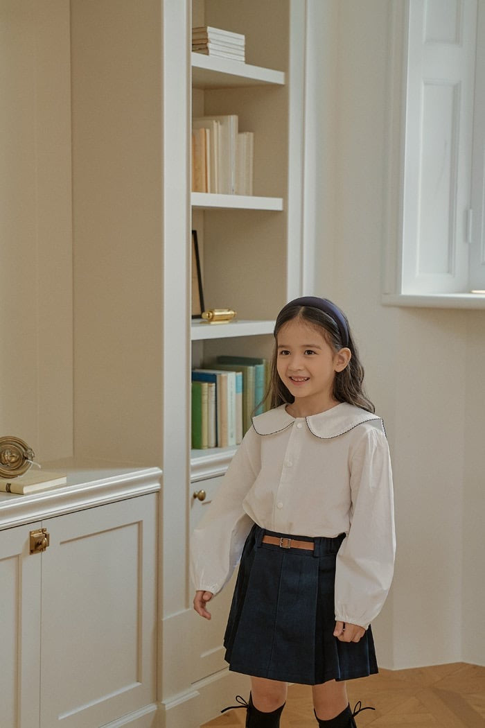 momoann belted cotton skirt (90-150cm)