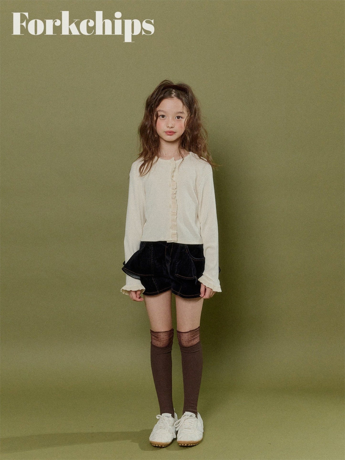 FORKCHIPS wave cardigan (95-160cm)