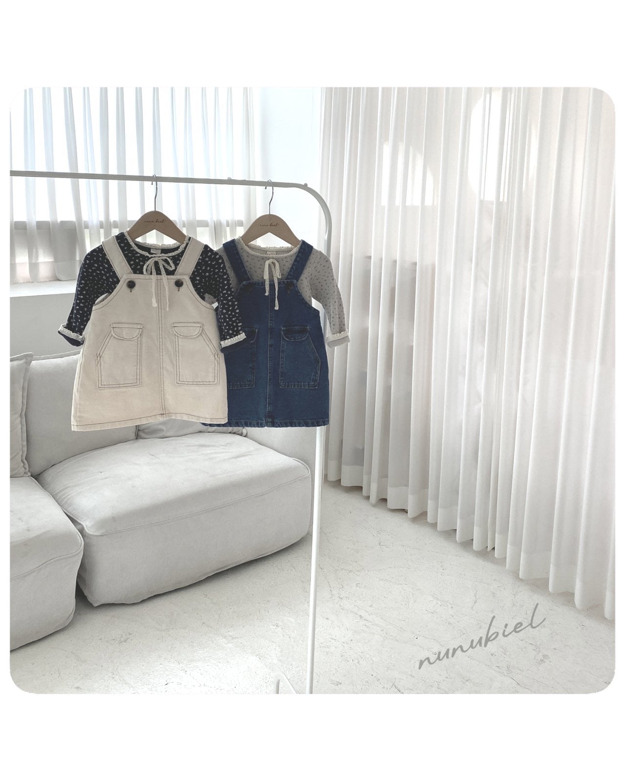 nunubiel pocket denim dress (75-120cm)