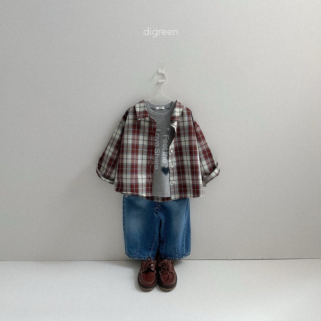 digreen volume denim pants (90-130cm)