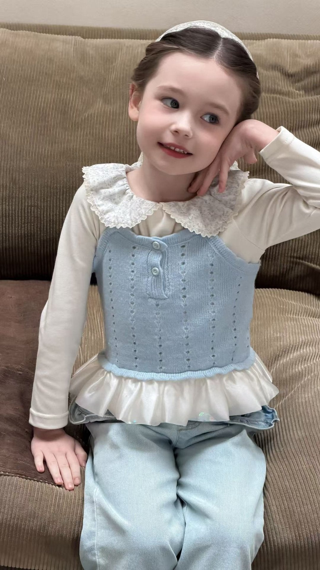 aiai collar shushu tee (95-140cm)