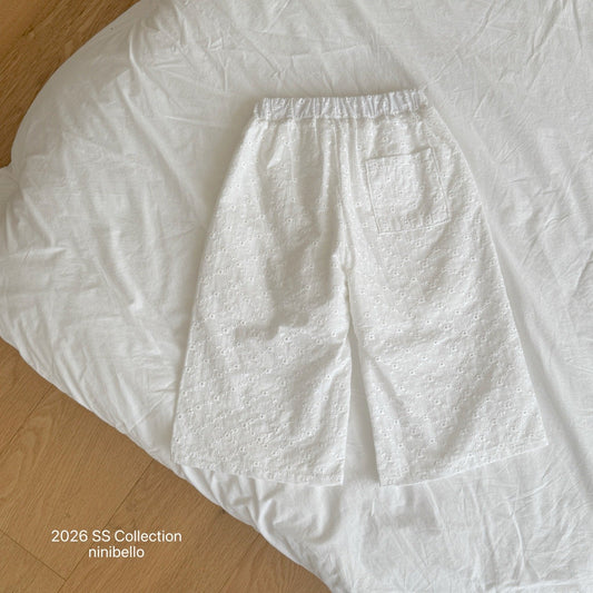 ninibello mori punching eyelet pants (80-130cm)