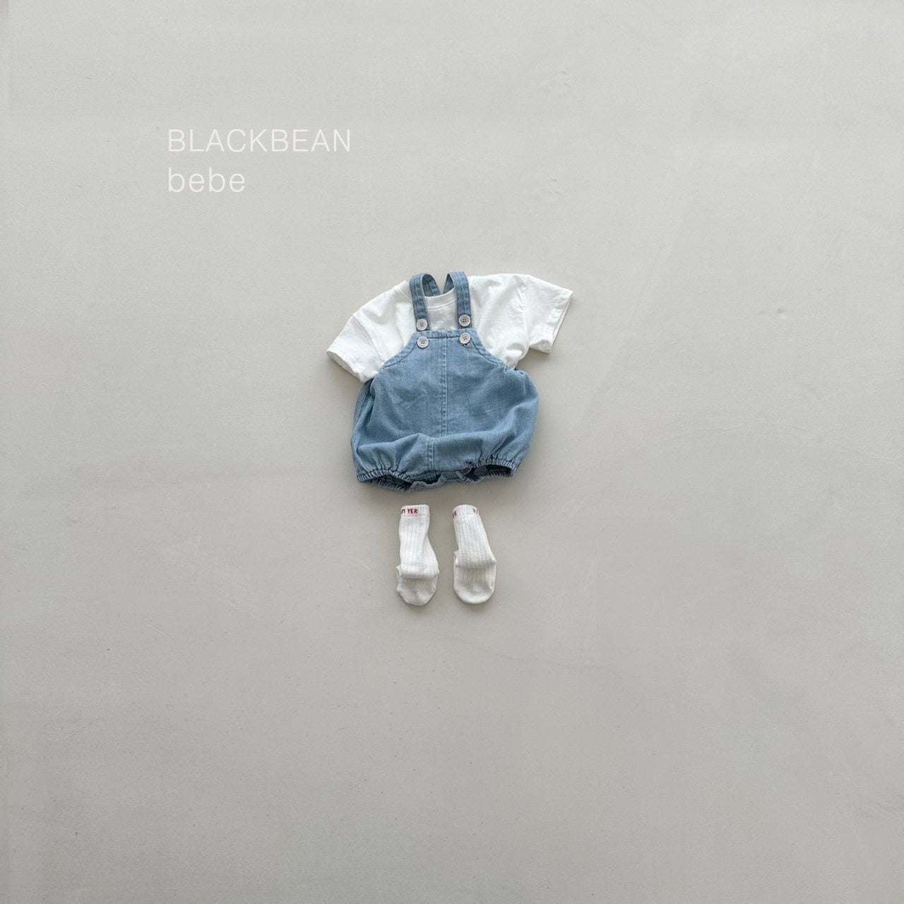 blackbean line suspender set(3-18m)
