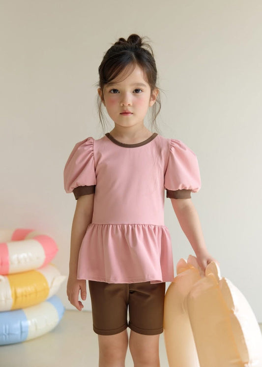 Dailybebe 經典簡約泳衣套裝 (75-140cm)