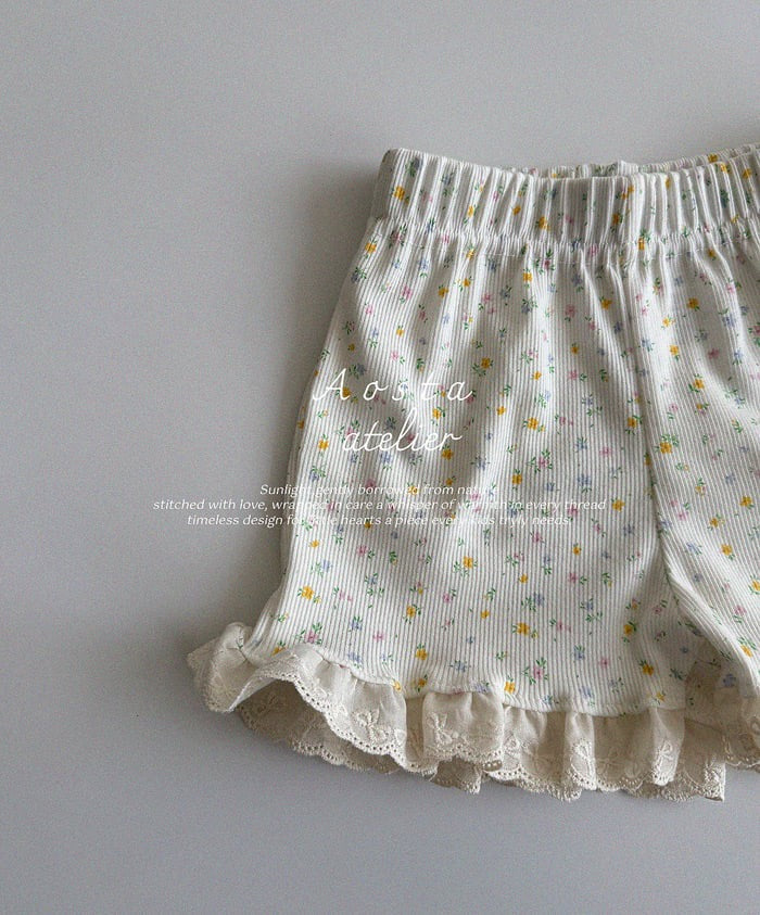 aosta Lala ruffle short pants (70-110cm)