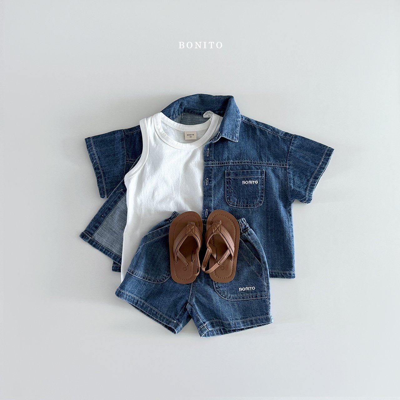 bonito slavic denim shirt (70-140cm)