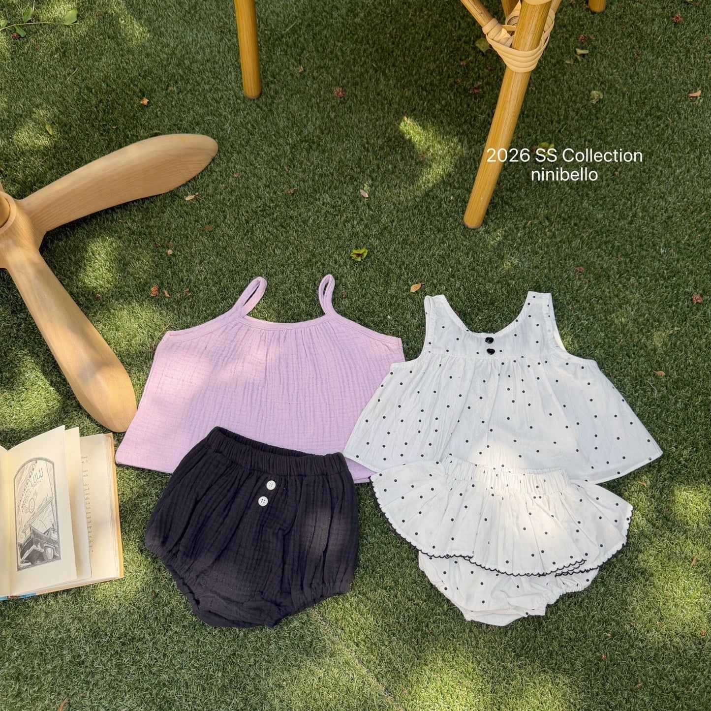 ninibello bubble pop sleeveless blouse(baby)