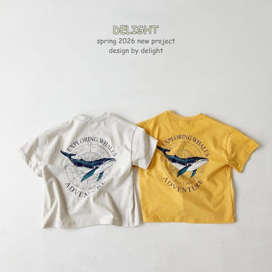 Delight 親子款鯨魚Tee (kids & adult )