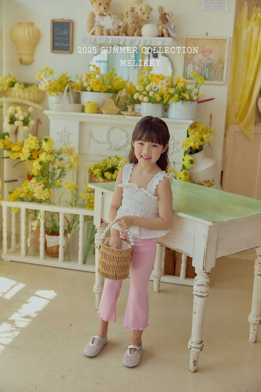 melikey sam rose sleeveless blouse (80-140cm)