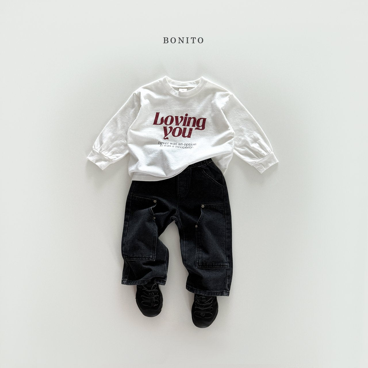 bonito loving you shibori tee (~80-140cm)